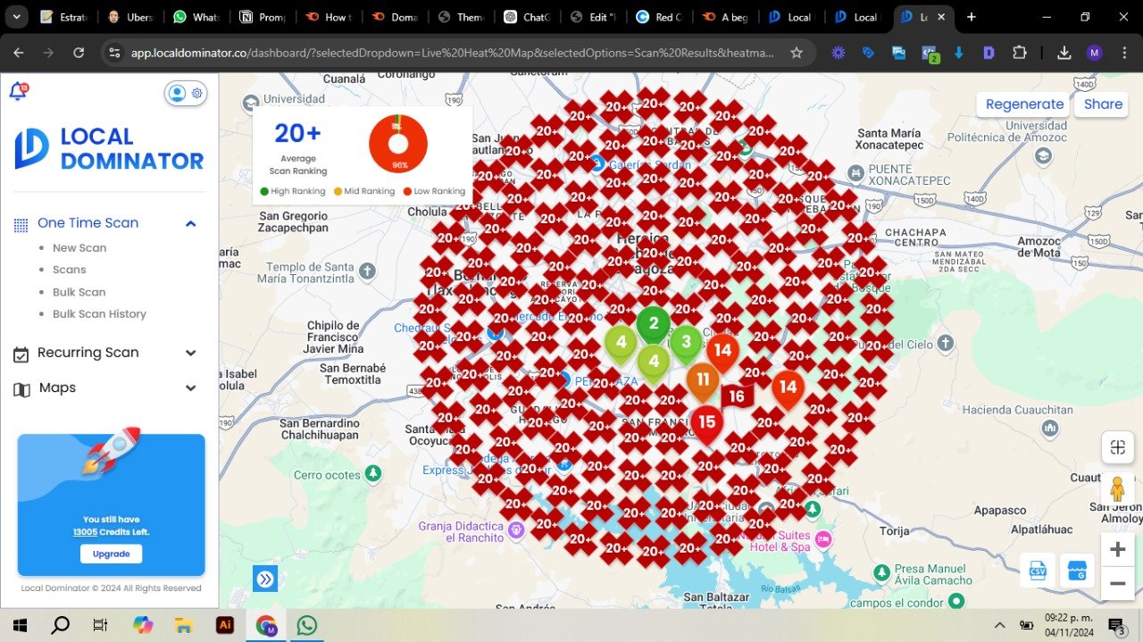 Google Maps Biofem — antes
